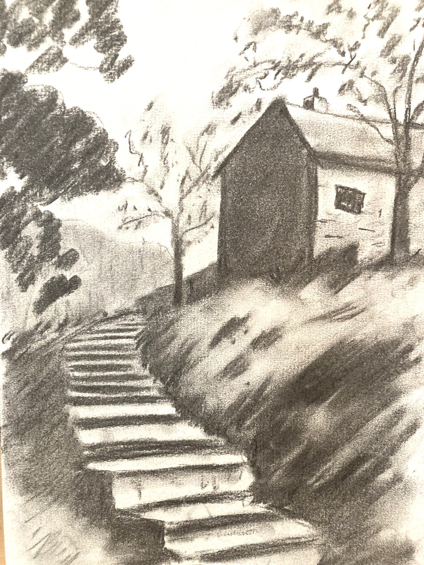 Log-cabin-Charcoal